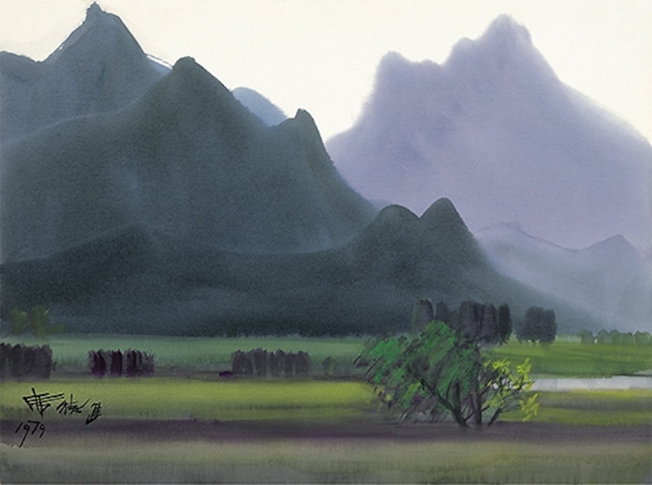 Nantou Jioujiou Peaks by Xi Dejin