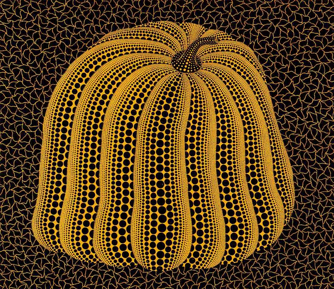 Yellow Colored Pumpkin by Yayoi Kusama