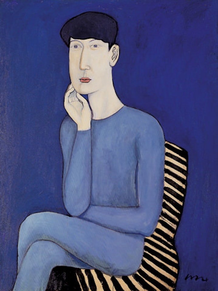 Black and White Stripe Seat by Chiu Ya-Tsai