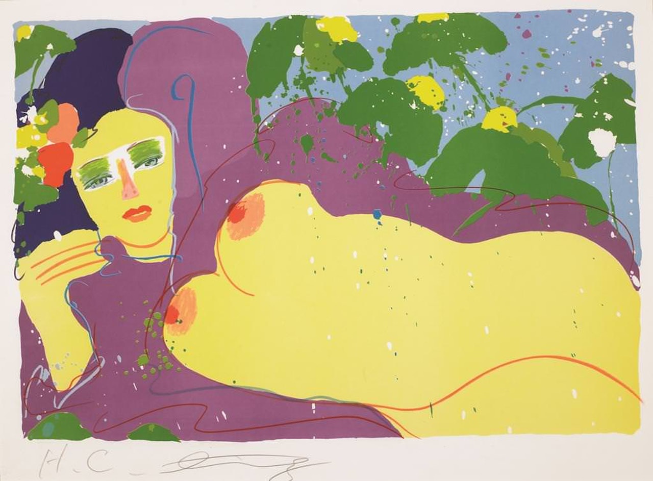 Grape Juicy Lady by Walasse Ting