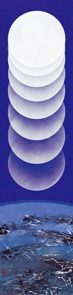 Rising Moon by Liu Kuo-Sung (Liu Guosong)