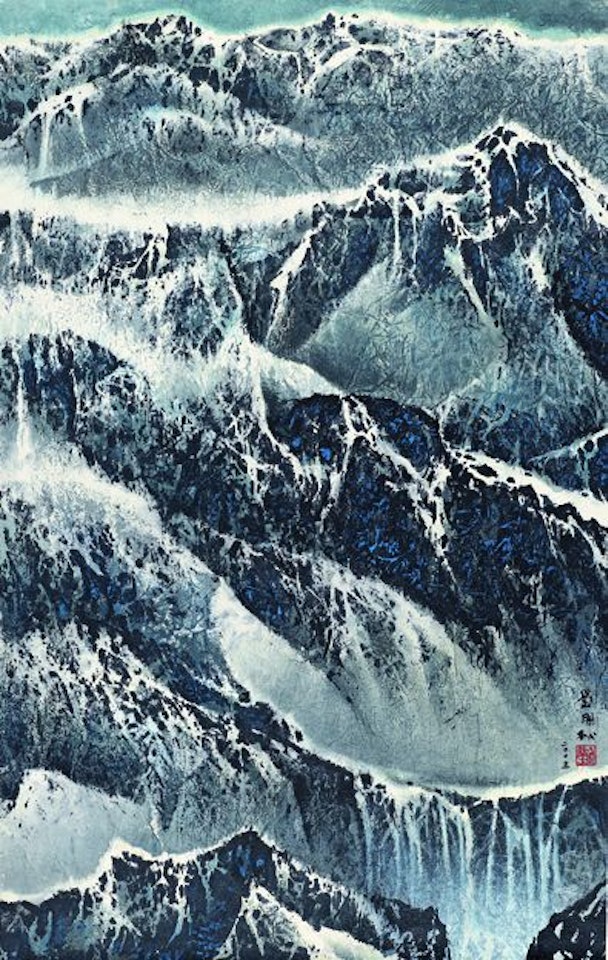 Snow Melting in Tian Shan by Liu Kuo-Sung (Liu Guosong)