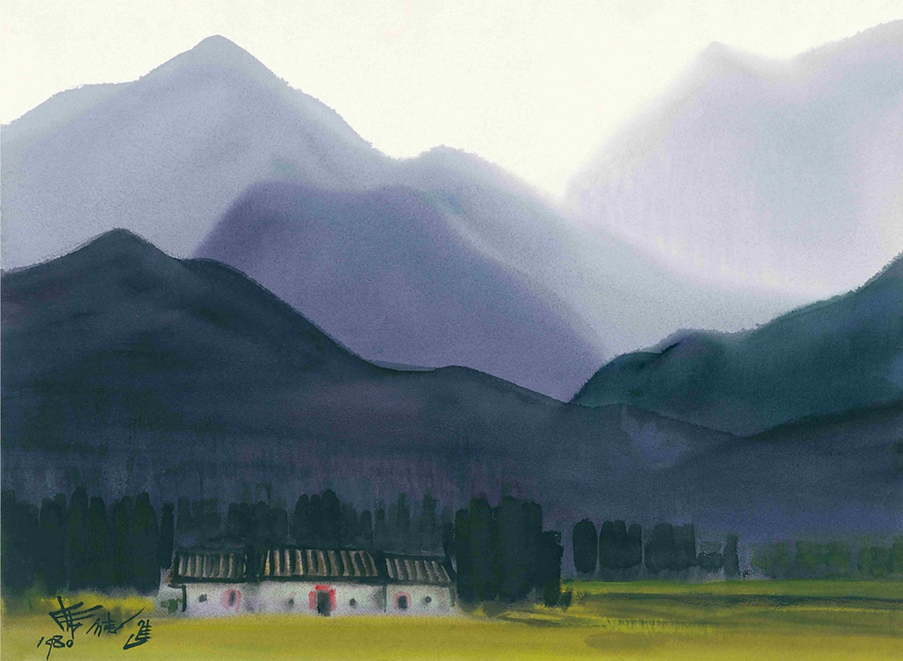Farmhouse in the Foothills by Xi Dejin