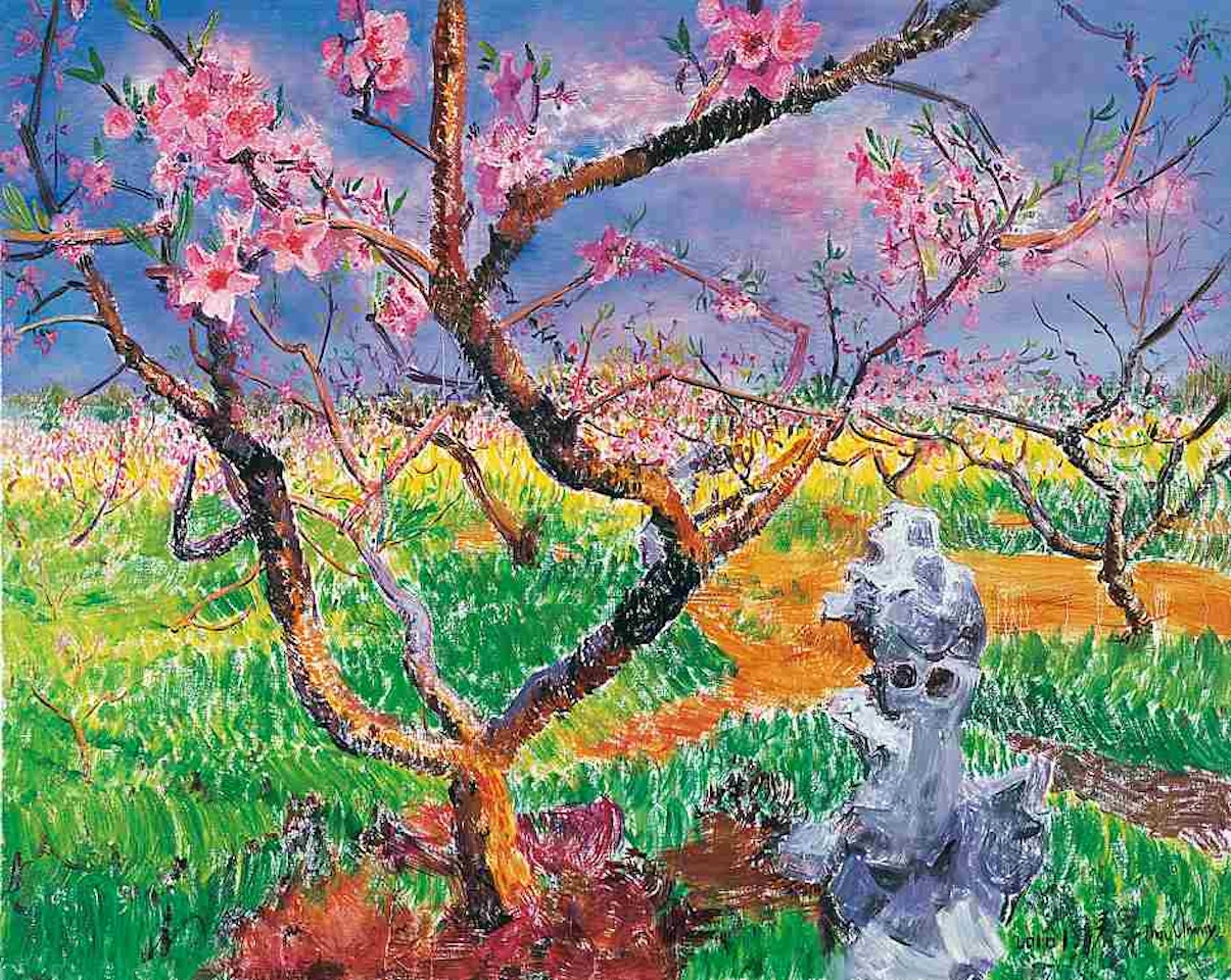 Peach Blossoms Series by Zhou Chunya