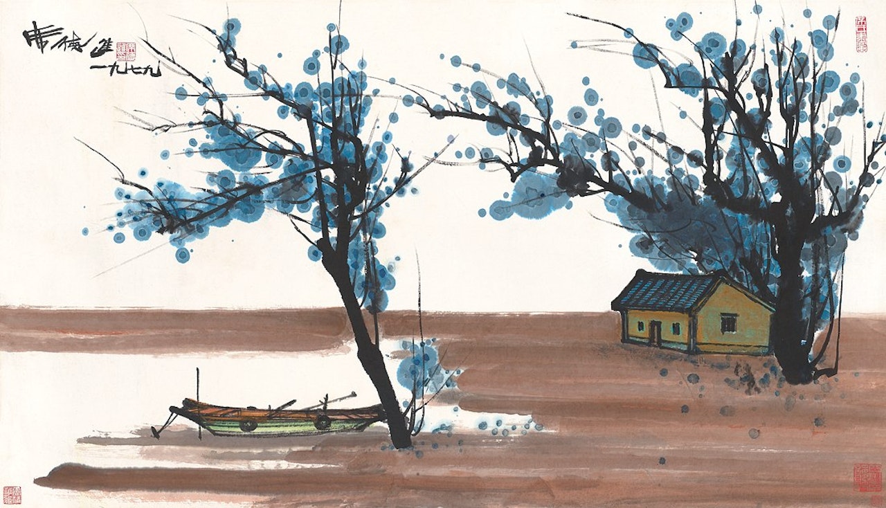 Fisherman"s home by Xi Dejin