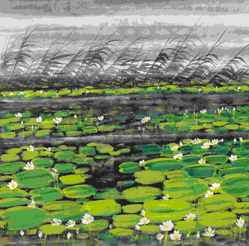 Lotus Pound by Lin Fengmian