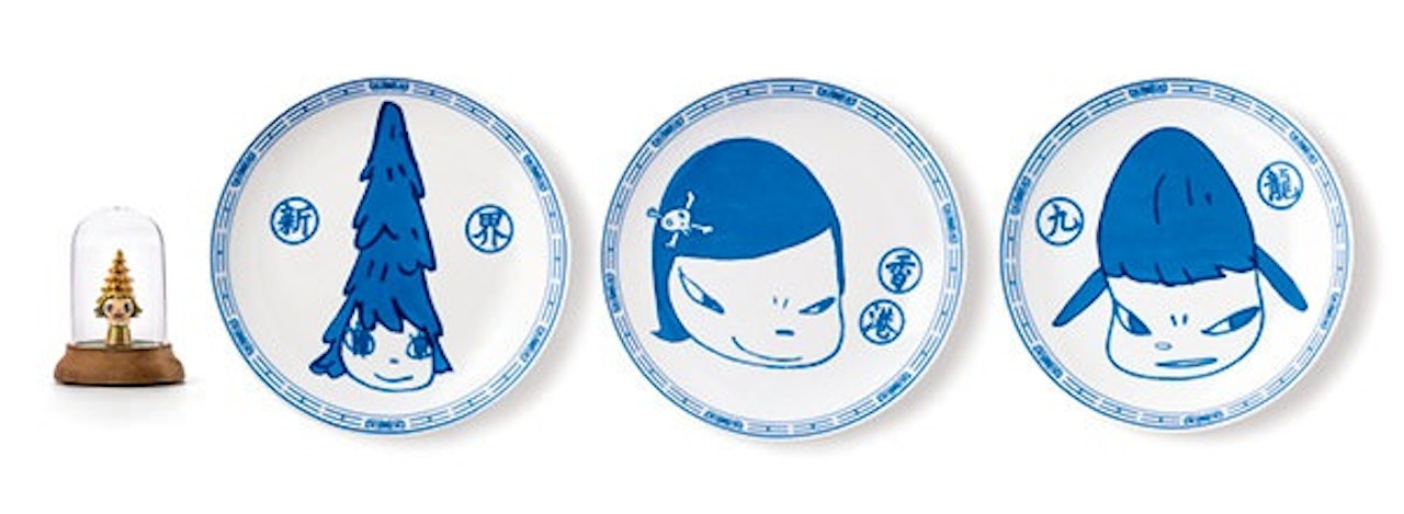 a. Mini Mori Girl b. Life is Only One by Yoshitomo Nara