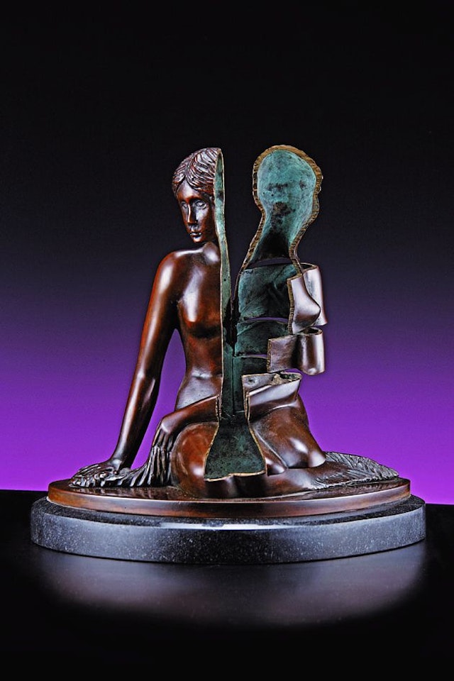 Sitting Lady by Arman