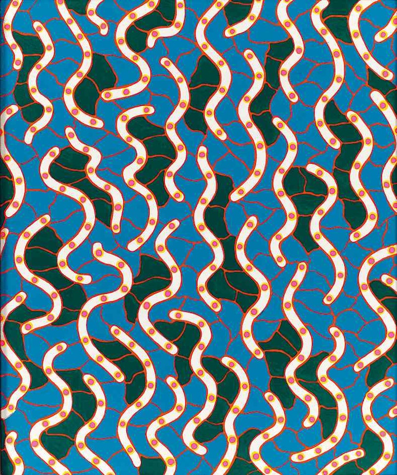 Waves on the Hudson River by Yayoi Kusama