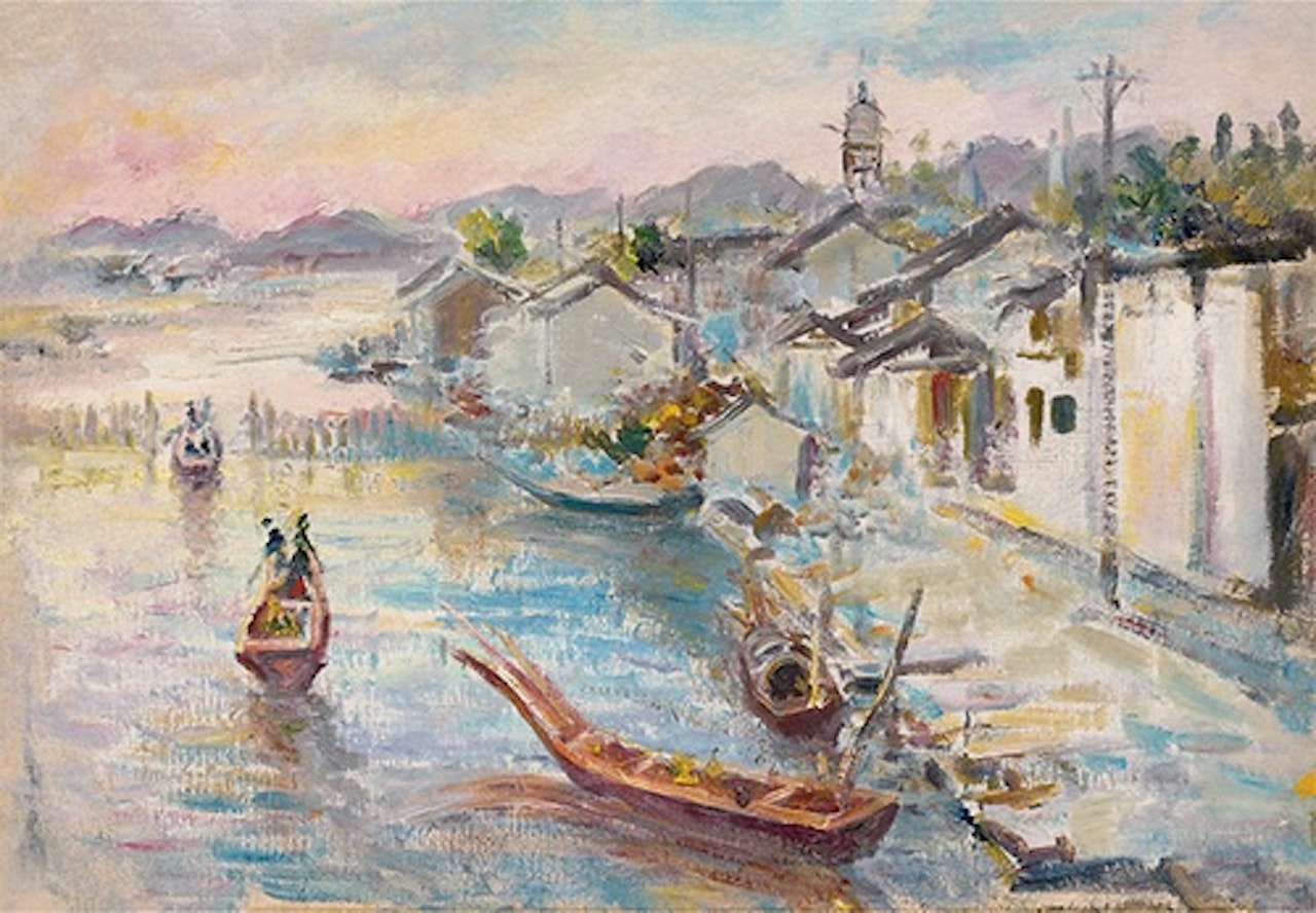 Zhejiang Water Township by Lin Dachuan