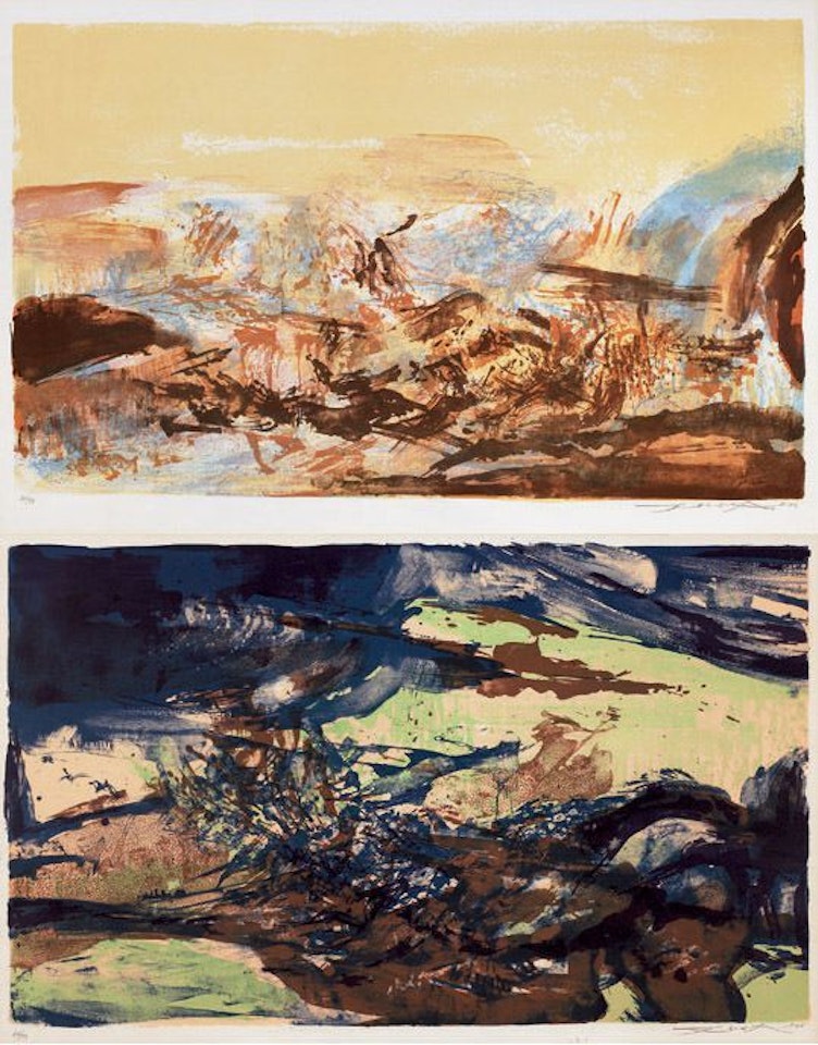 A la Gloire de L"image et Art Poetique by Zao Wou-Ki