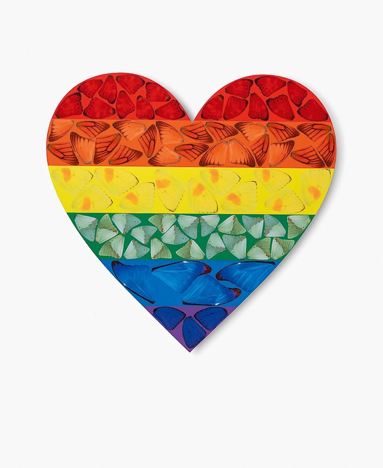 H7-3 Butterfly Heart by Damien Hirst