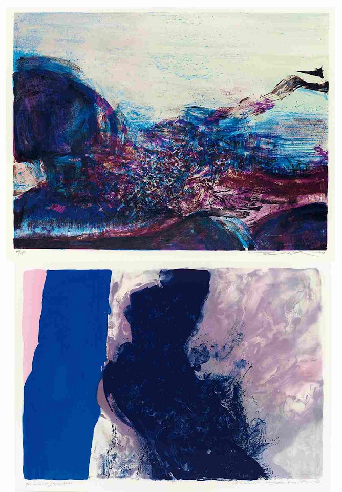 Composition by Zao Wou-Ki
