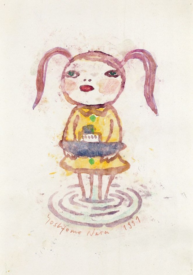 Girl With a Ship by Yoshitomo Nara