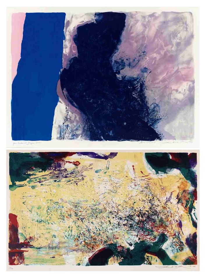 Composition by Zao Wou-Ki