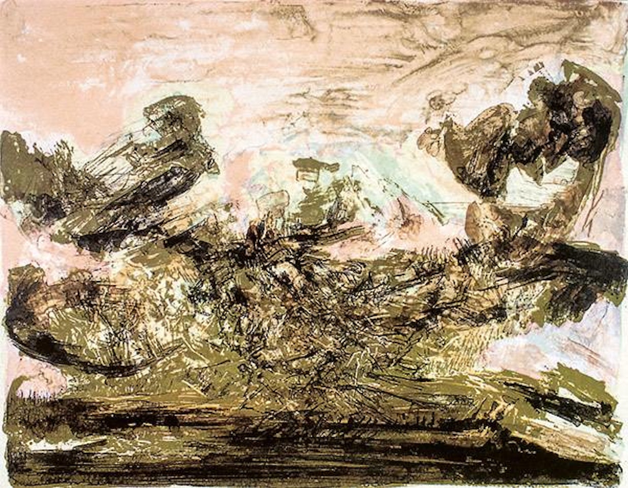 Lithograph by Zao Wou-Ki