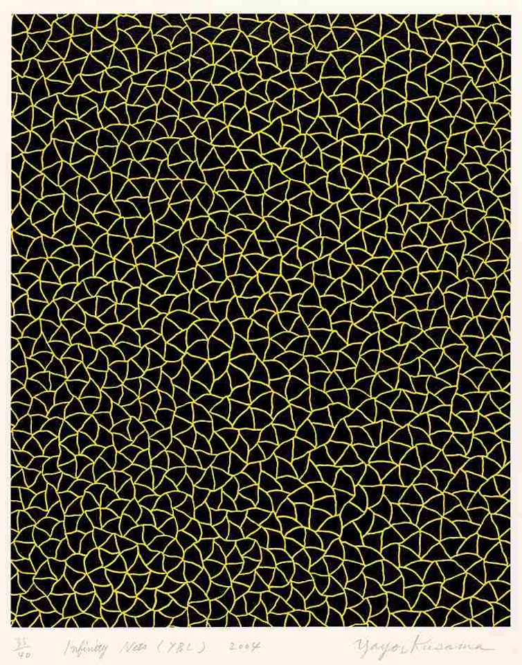 Infinity Nets (YBL) by Yayoi Kusama