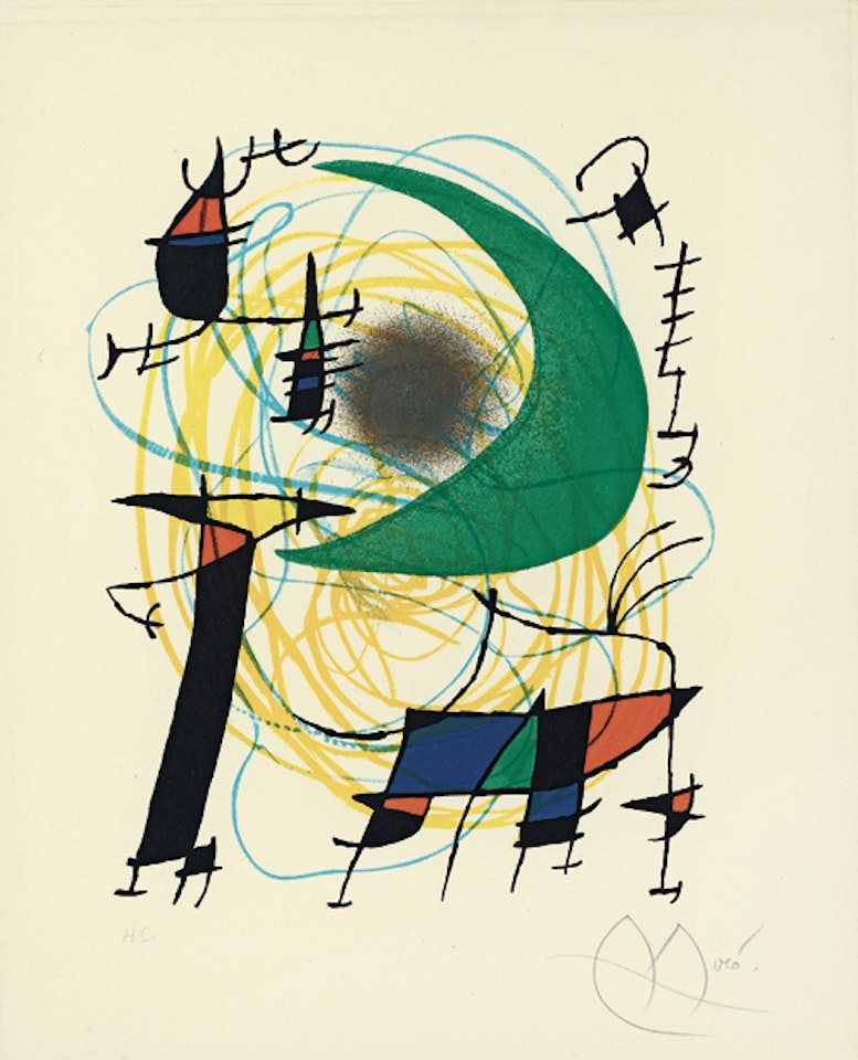 Volume I, The Moon by Joan Miró