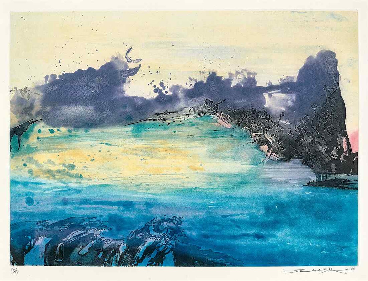 Untitled 1986 by Zao Wou-Ki