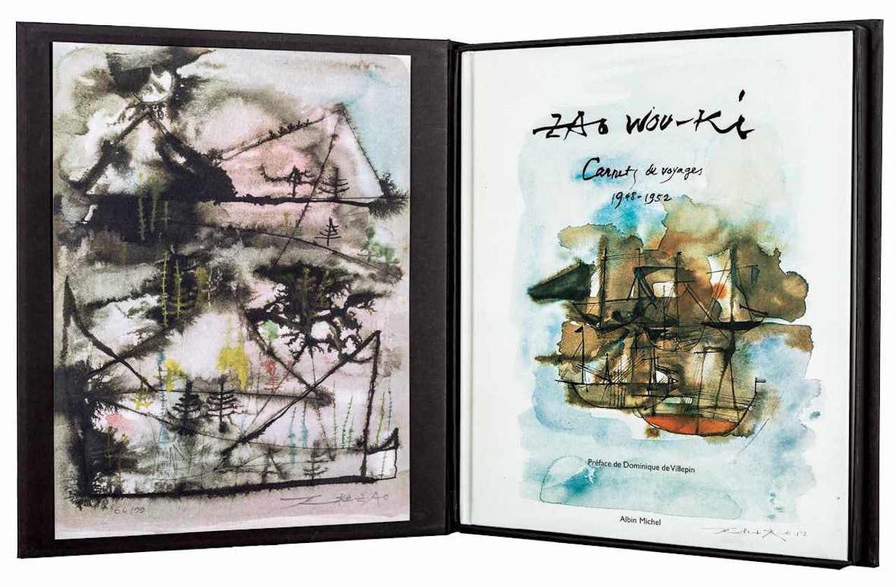 Montagnes Embrumées (Misty Mountains) by Zao Wou-Ki