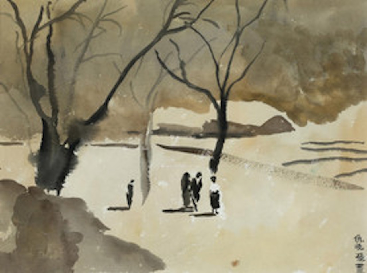 Sunday Dusk by Qiu Xiaofei