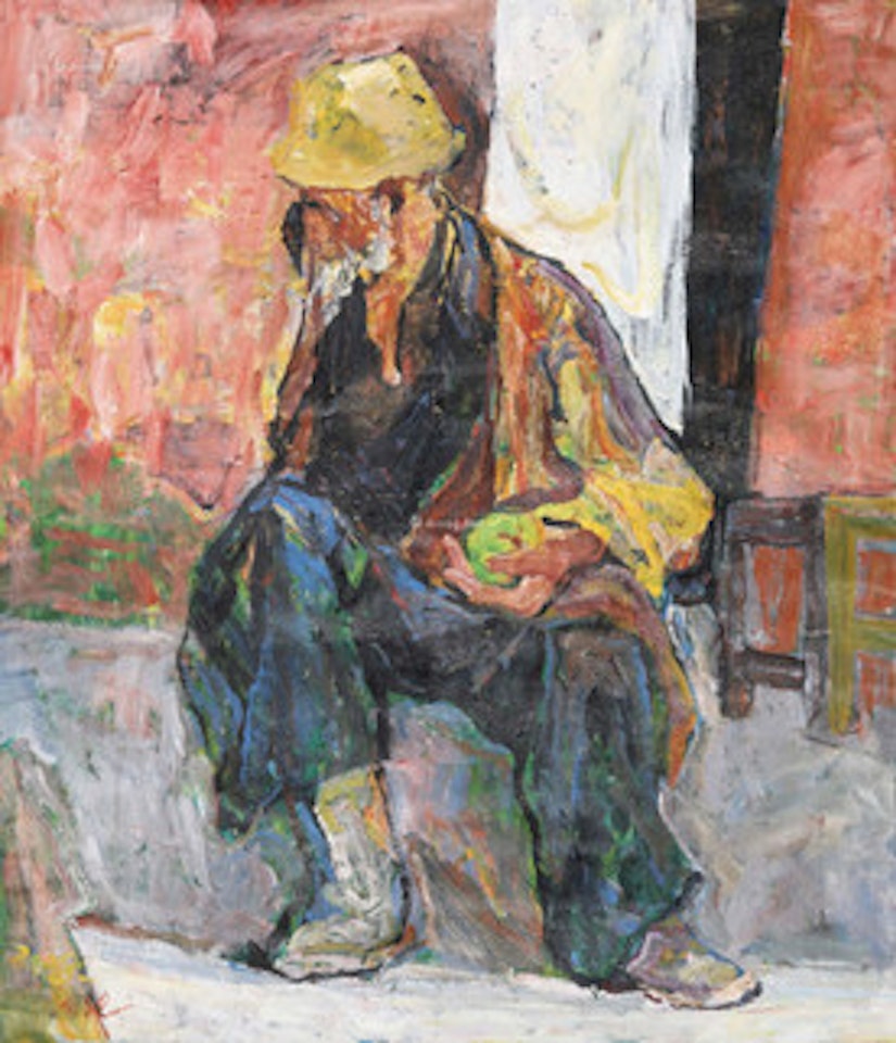 The Old Man Basking in the Sun by Luo Erchun