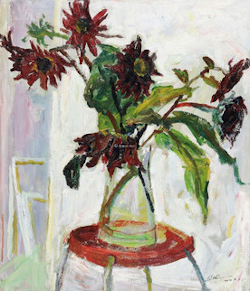 Sunflower on Chair by Luo Erchun