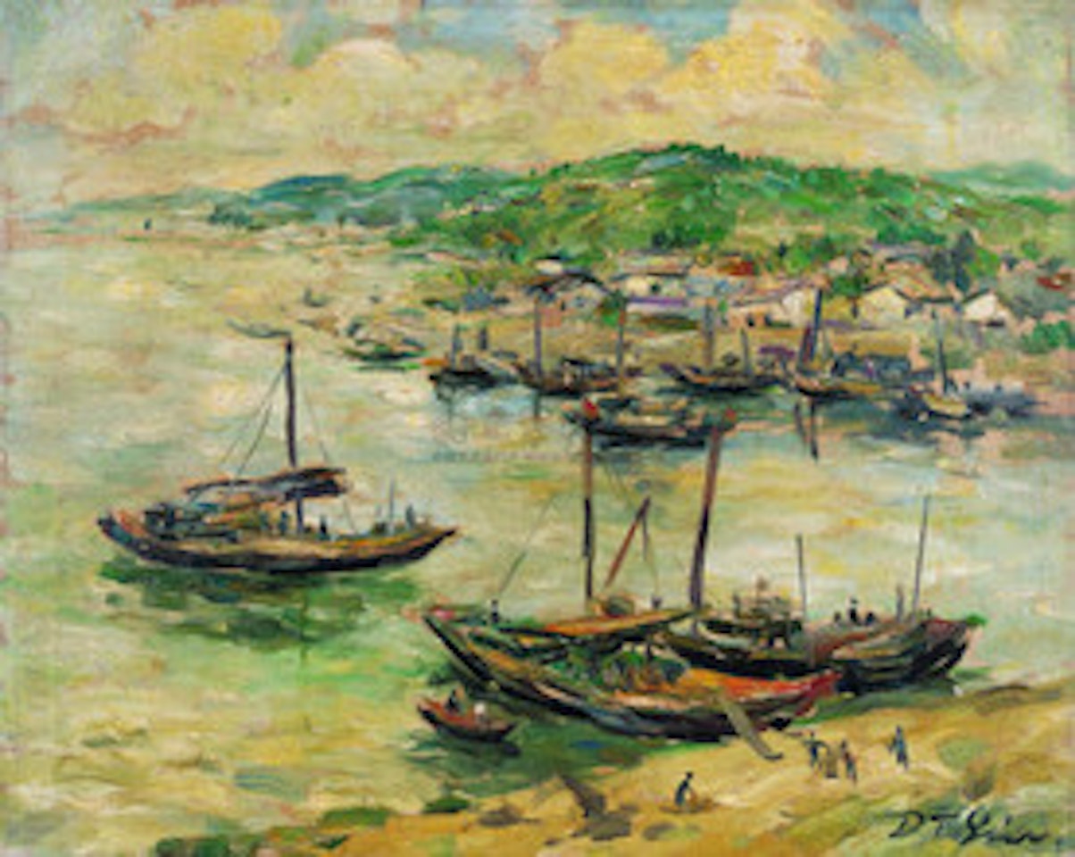 Seaside scenery by Lin Dachuan