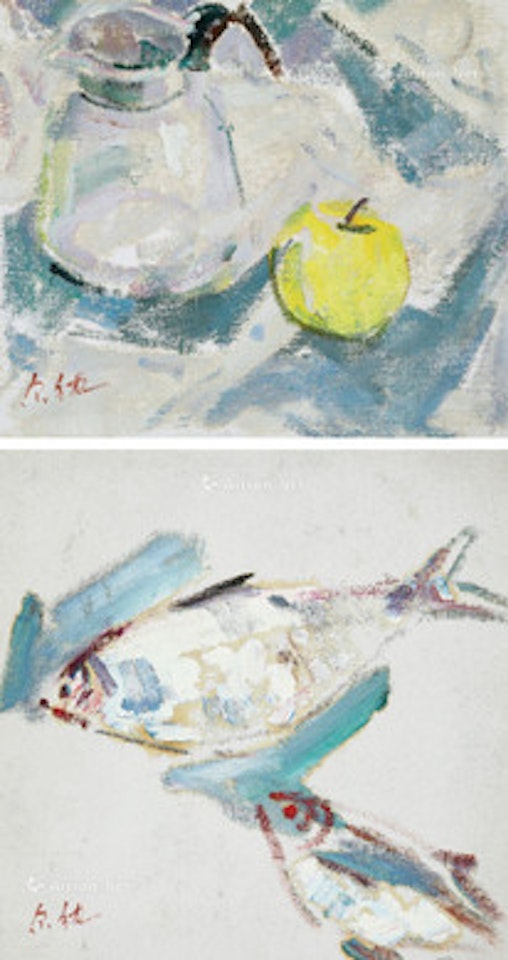 Still Life (a set of two pieces) by Luo Erchun