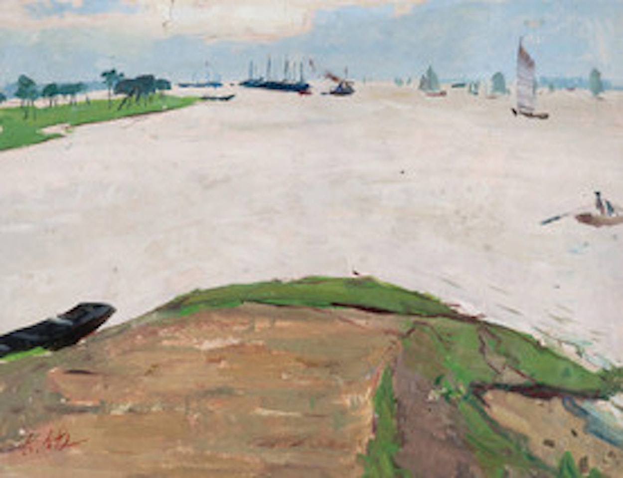 Landscape by Luo Erchun