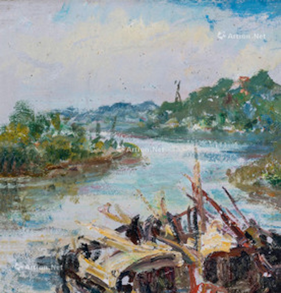 Fishing Boat by Lin Dachuan