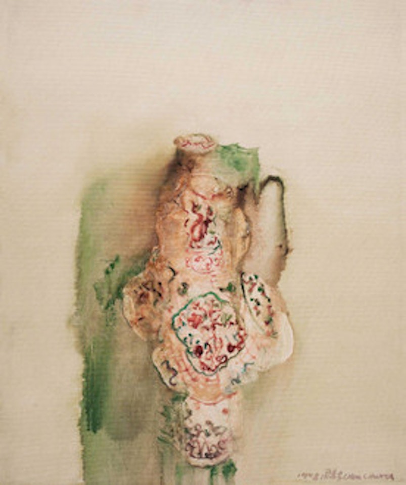 Porcelain vase by Zhou Chunya