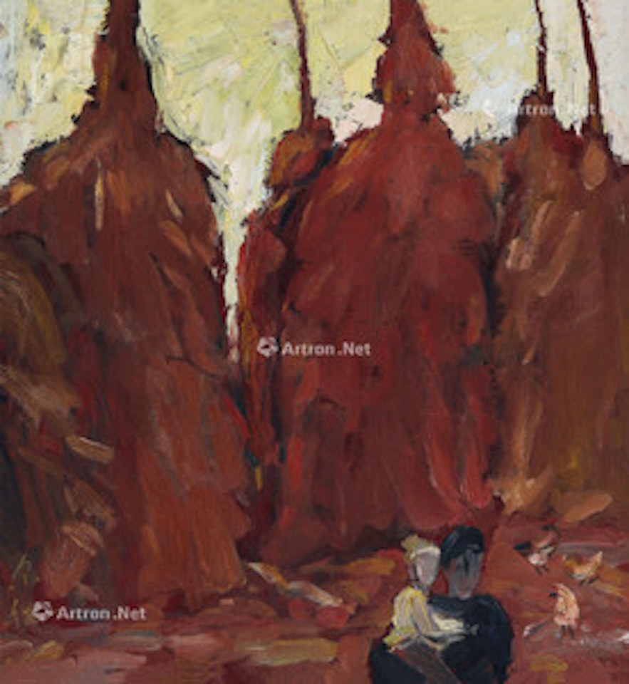 A Scene in the Countryside by Luo Erchun