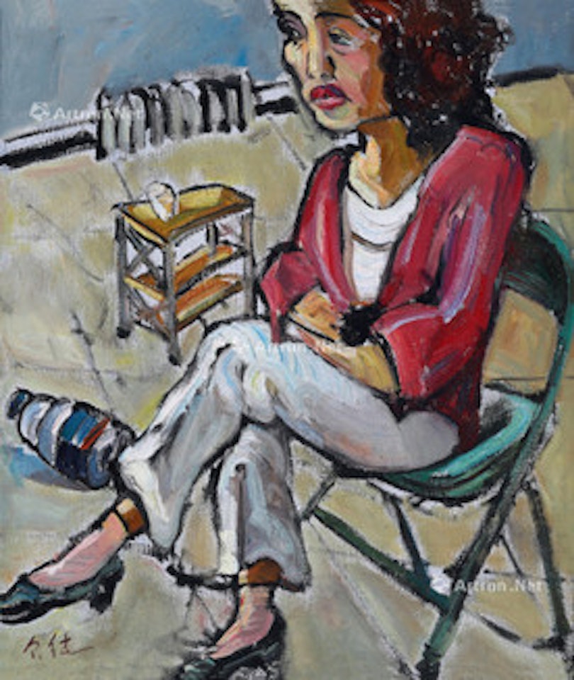 sitting posture by Luo Erchun