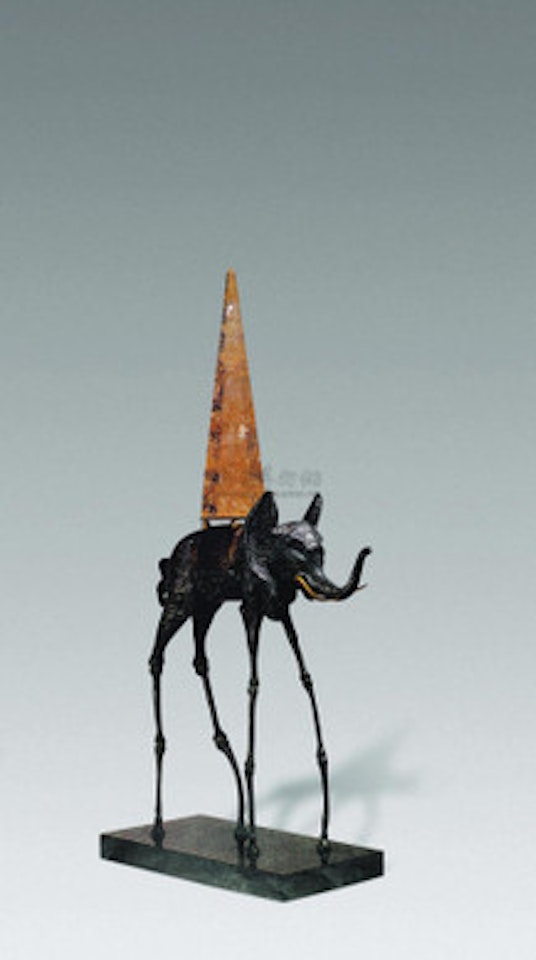 Long Legs Carrying an Obelisk by Salvador Dali