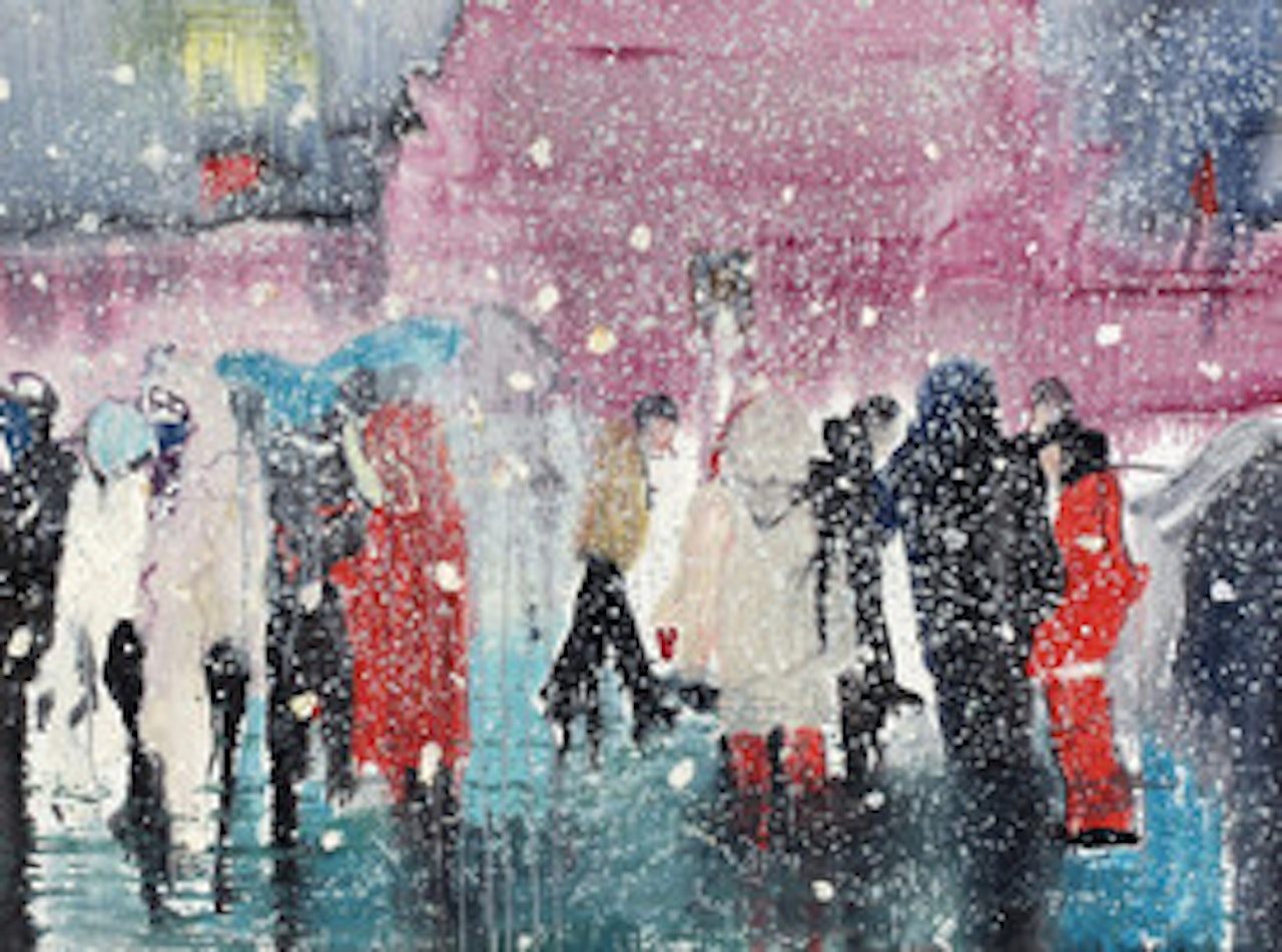 Tiananmen·snow by Zhang Jian