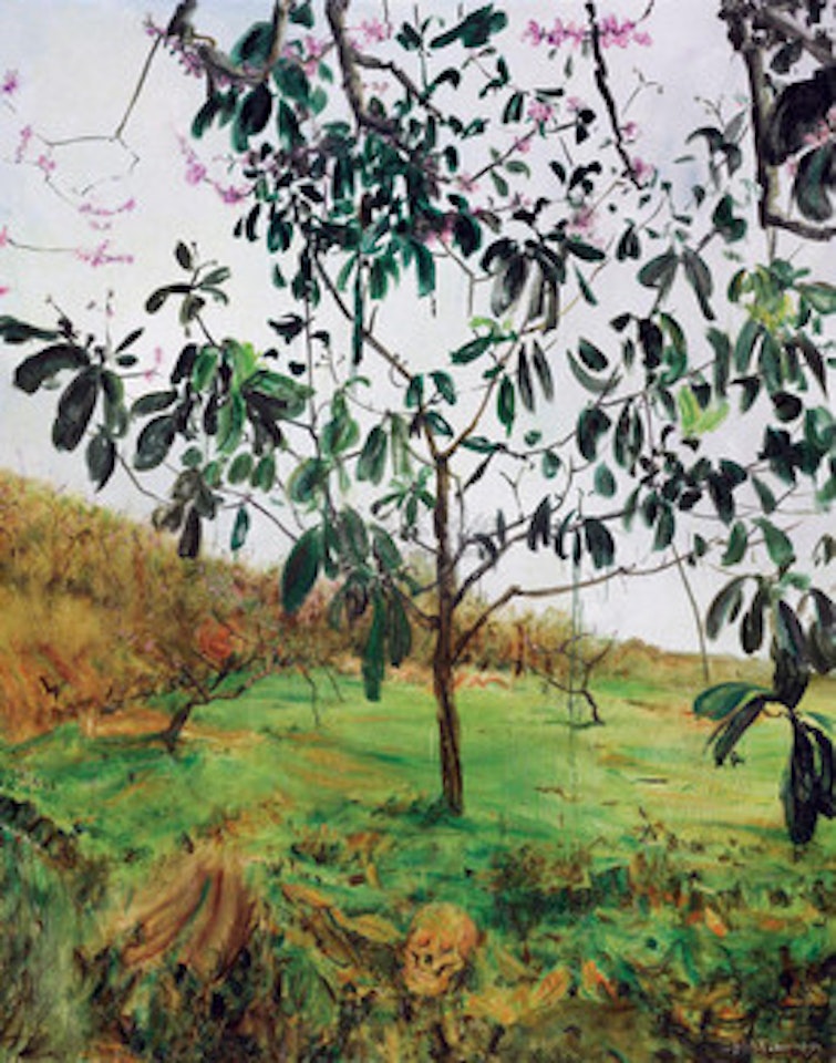 Under the Loquat Tree by Zhou Chunya