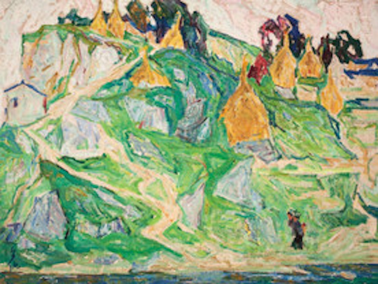 Mountain Path by Luo Erchun