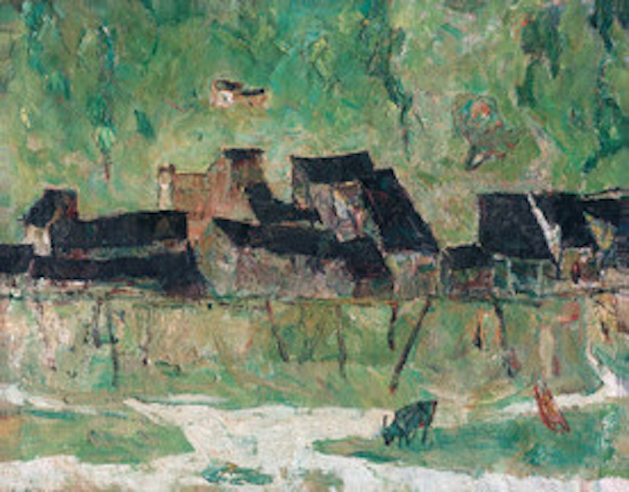 Riverside Town by Luo Erchun