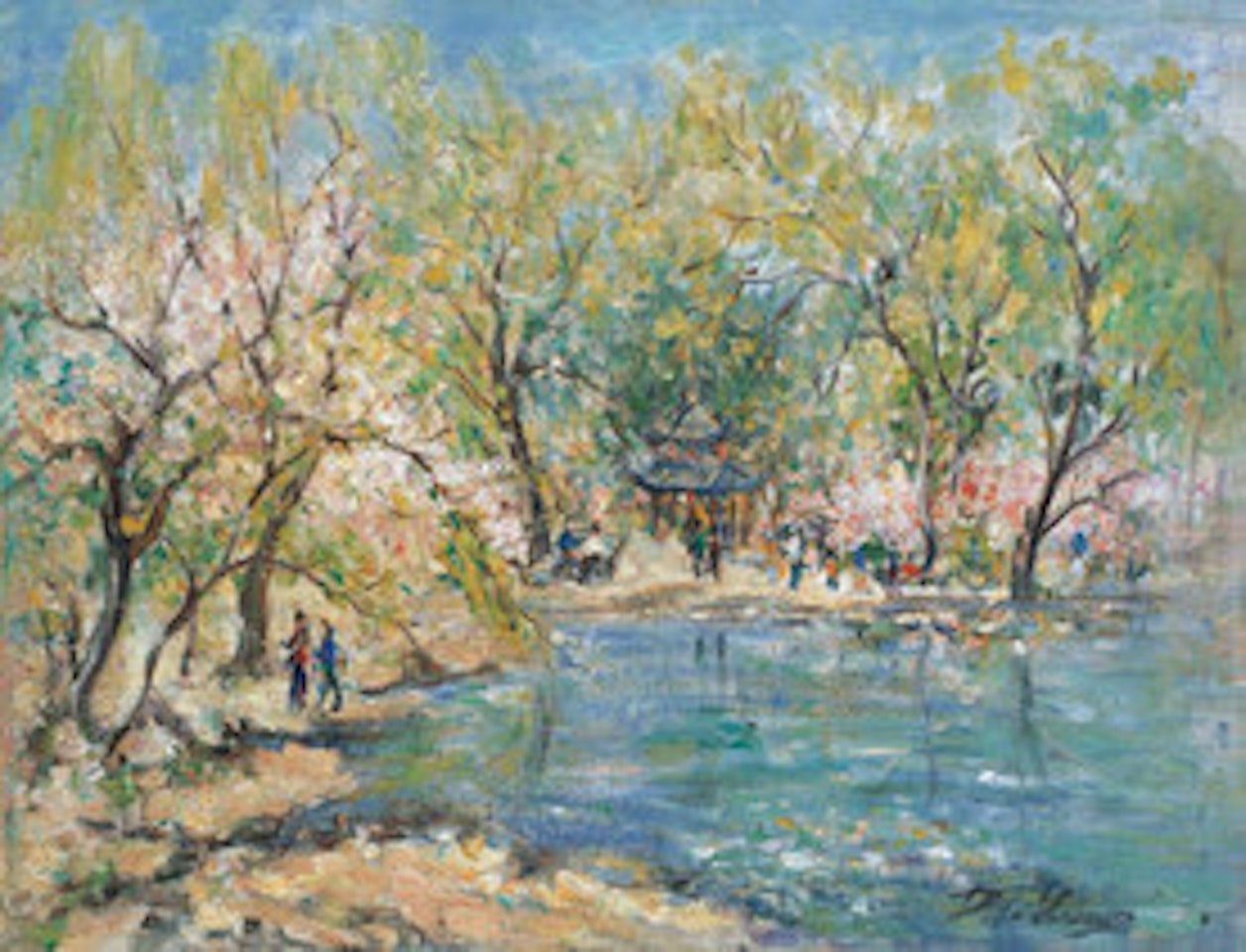 Painted huagang by Lin Dachuan