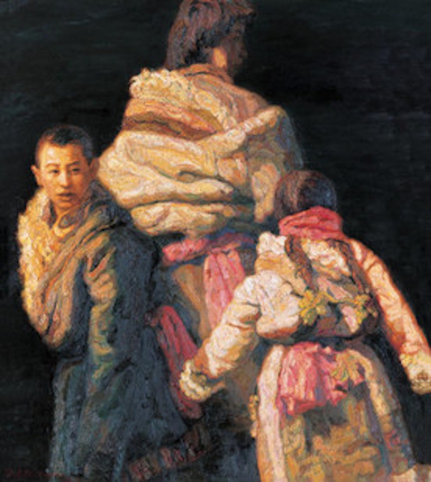 Son of Tibet by Chen Yifei