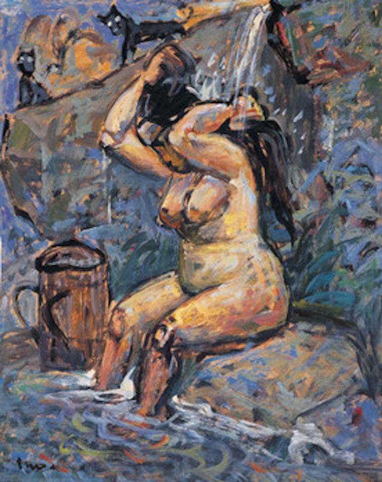 Bathing Girl by Luo Zhongli