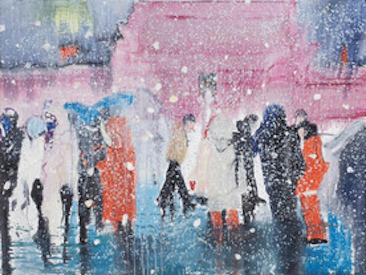 Tiananmen-snow by Zhang Jian