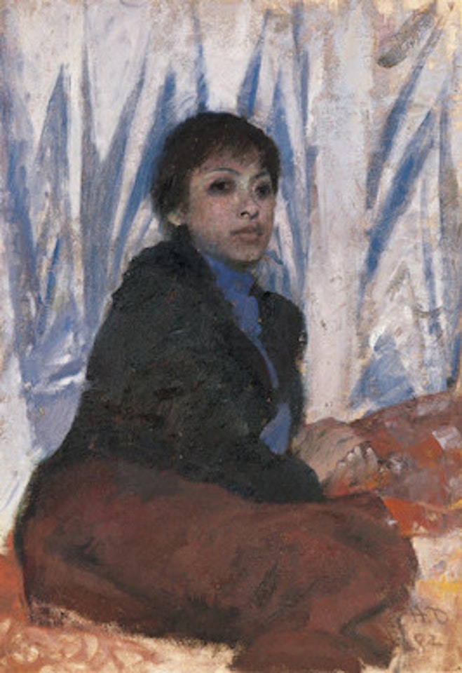 Portrait of a Woman by He Duoling