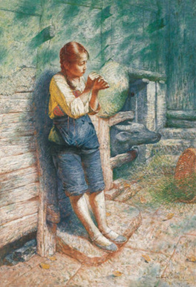 Girl in the Sun by Luo Zhongli