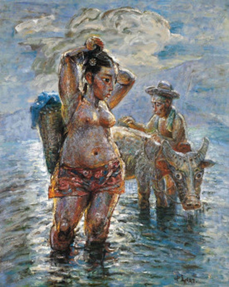 Qingxi river by Luo Zhongli