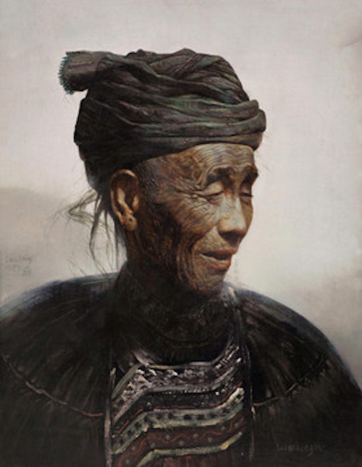 Liangshan people by Luo Zhongli