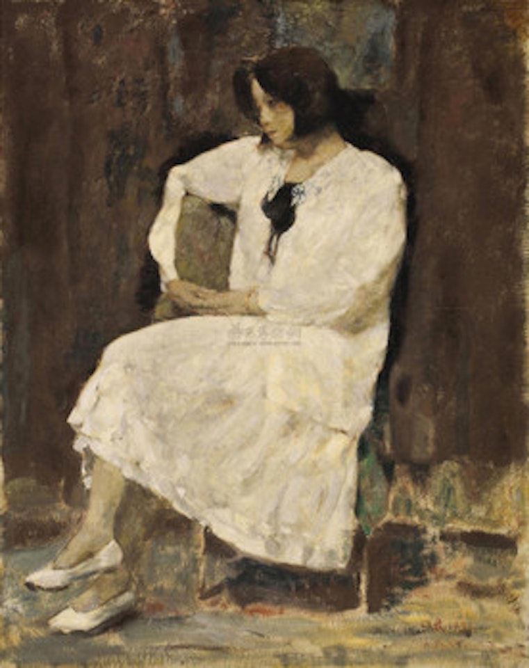 Woman in White by Cheng Conglin