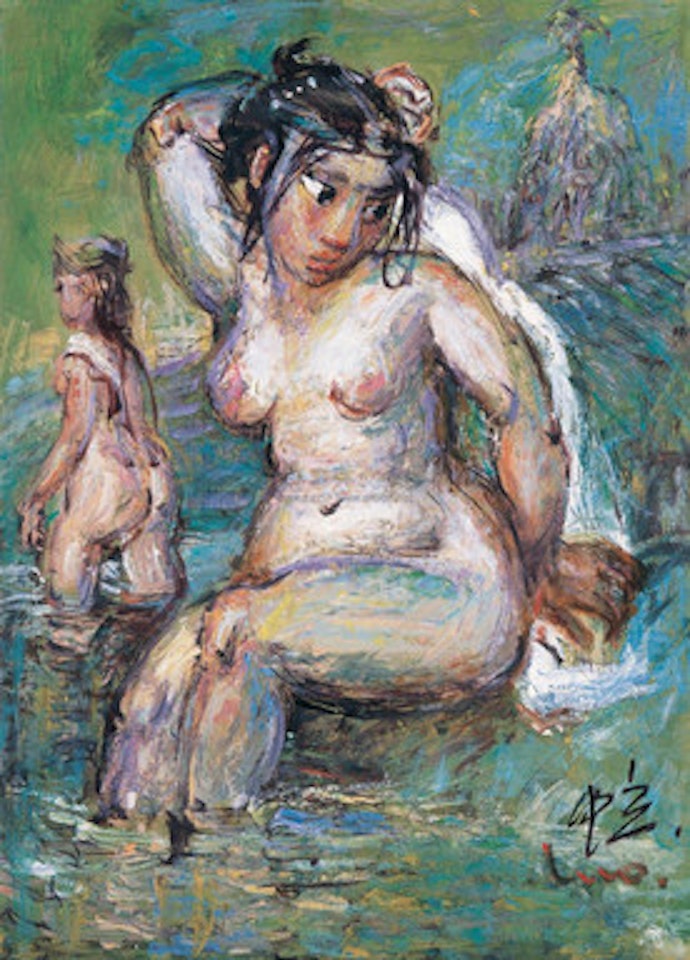 Bathing Girl by Luo Zhongli