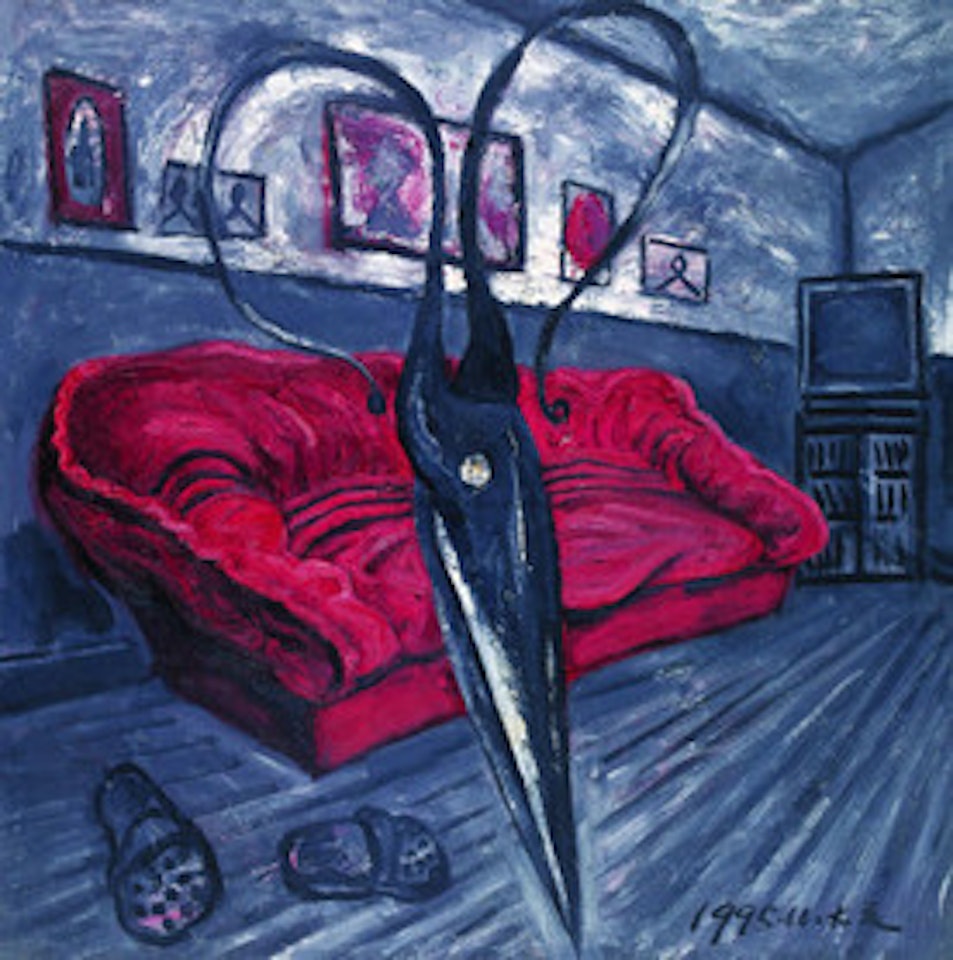 Scissors and Sofa by Mao Xuhui
